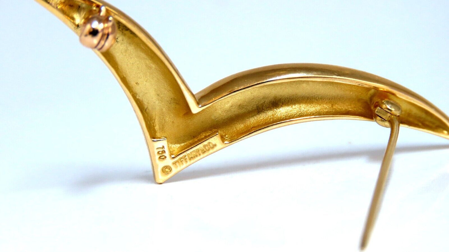 Authentic Tiffany & Co 18kt Pin