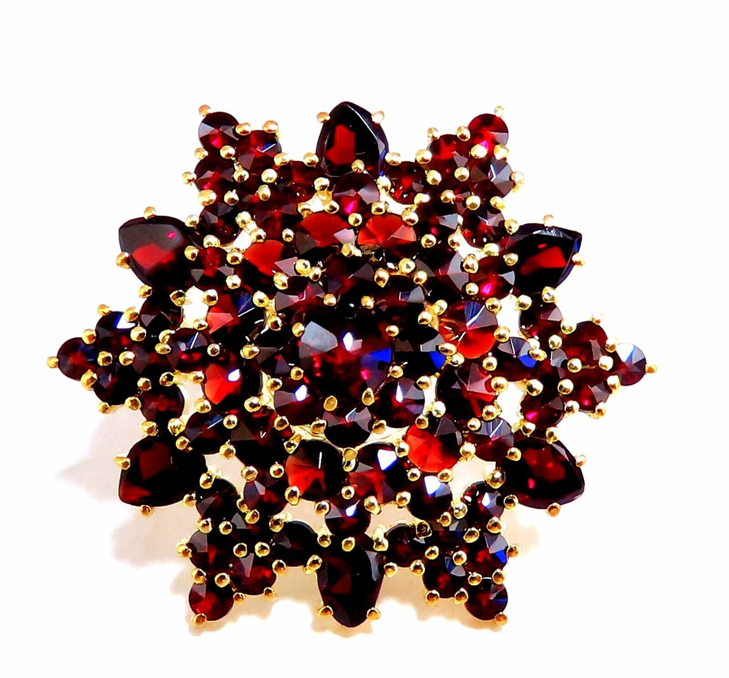 Cosmopolitan 14kt Gold Garnet Pin 14kt