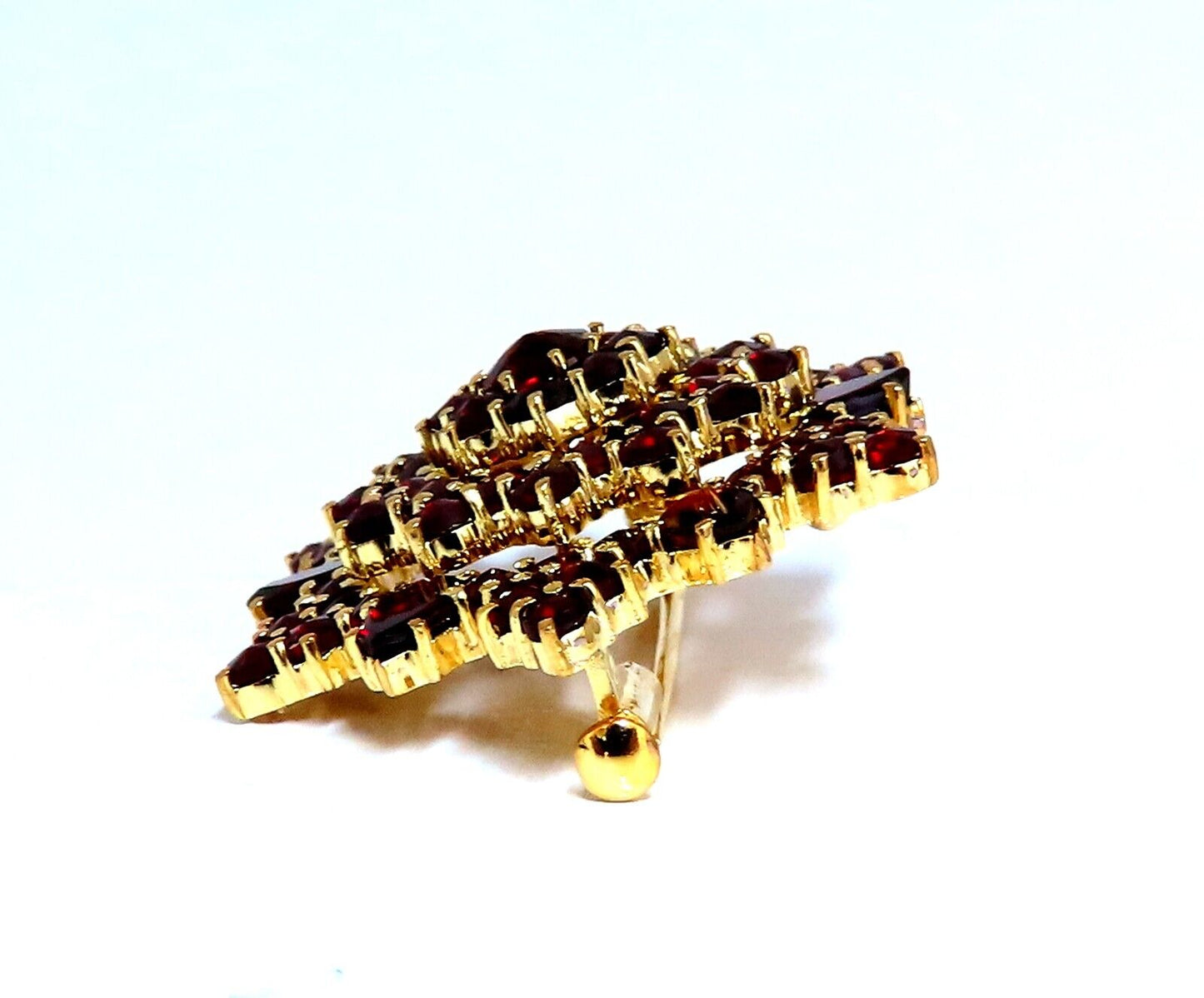 Cosmopolitan 14kt Gold Garnet Pin 14kt