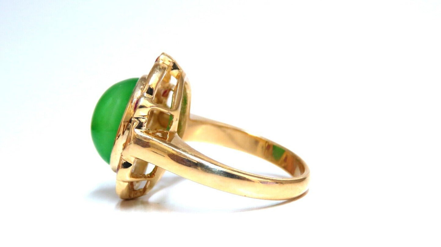 14kt Jade Ruby Ring