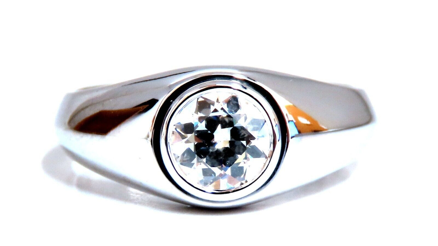 GIA Certified 1.04ct Natural Diamond Ring Mens Solitaire Prime 14kt