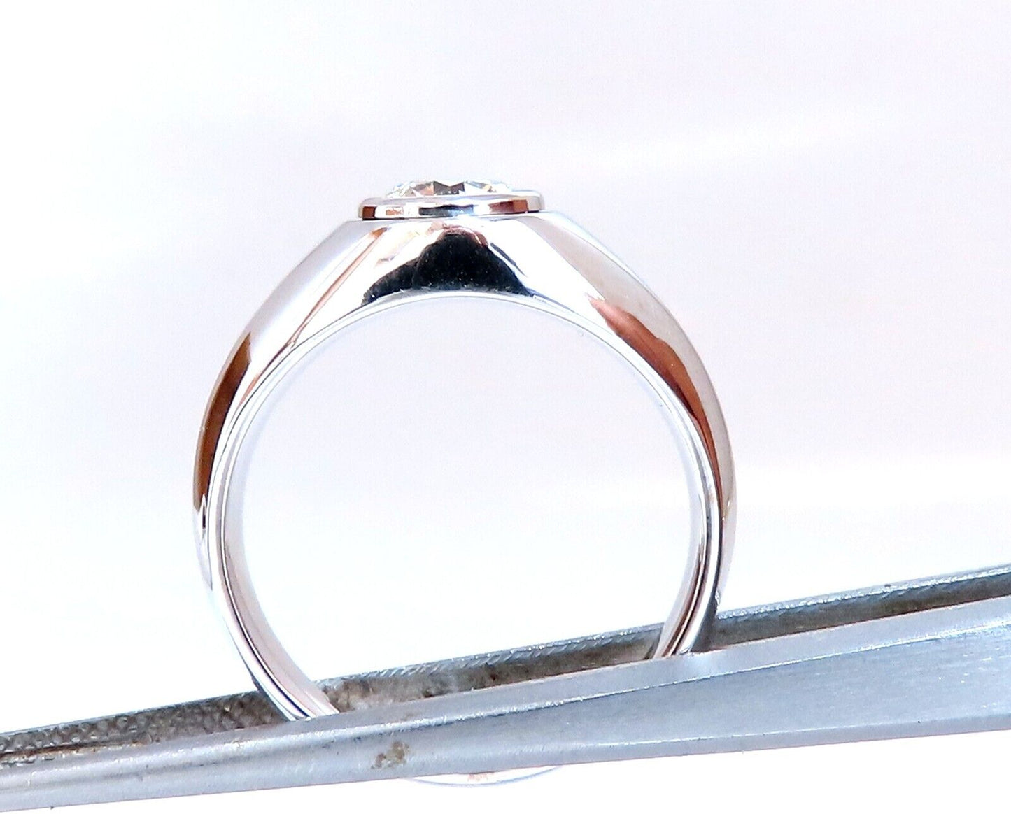 GIA Certified 1.04ct Natural Diamond Ring Mens Solitaire Prime 14kt