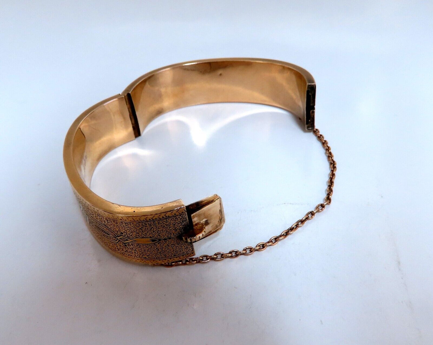 Antique Child's Bangle Bracelet 14kt Circa 1873