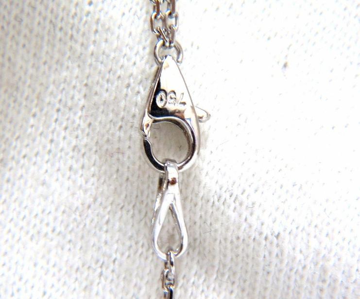 Diamonds Dangling Chandelier 3.50ct Pendant Station Necklace 18kt Ref 12318