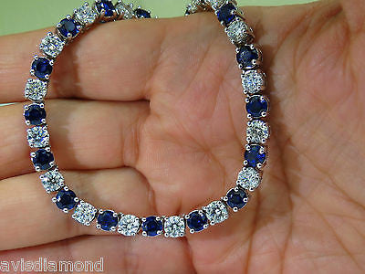 18KT 33.68CT NATURAL TOP GEM SAPPHIRE DIAMOND NECKLACE BEST ETERNITY