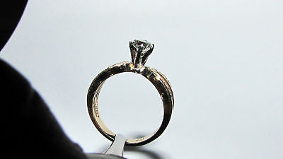 1.02CT PEAR SHAPE DIAMOND RING 14KT MODERN CLASS