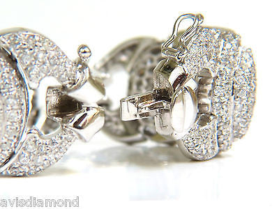 17.20CT DIAMONDS HINGE LINKED BRACELET 14KT F/G VS MODERN DECO