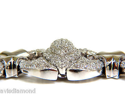 17.20CT DIAMONDS HINGE LINKED BRACELET 14KT F/G VS MODERN DECO
