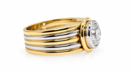 GIA Certified Natural 1.60CT Diamond Solitaire Ring 18KT Gold 95563