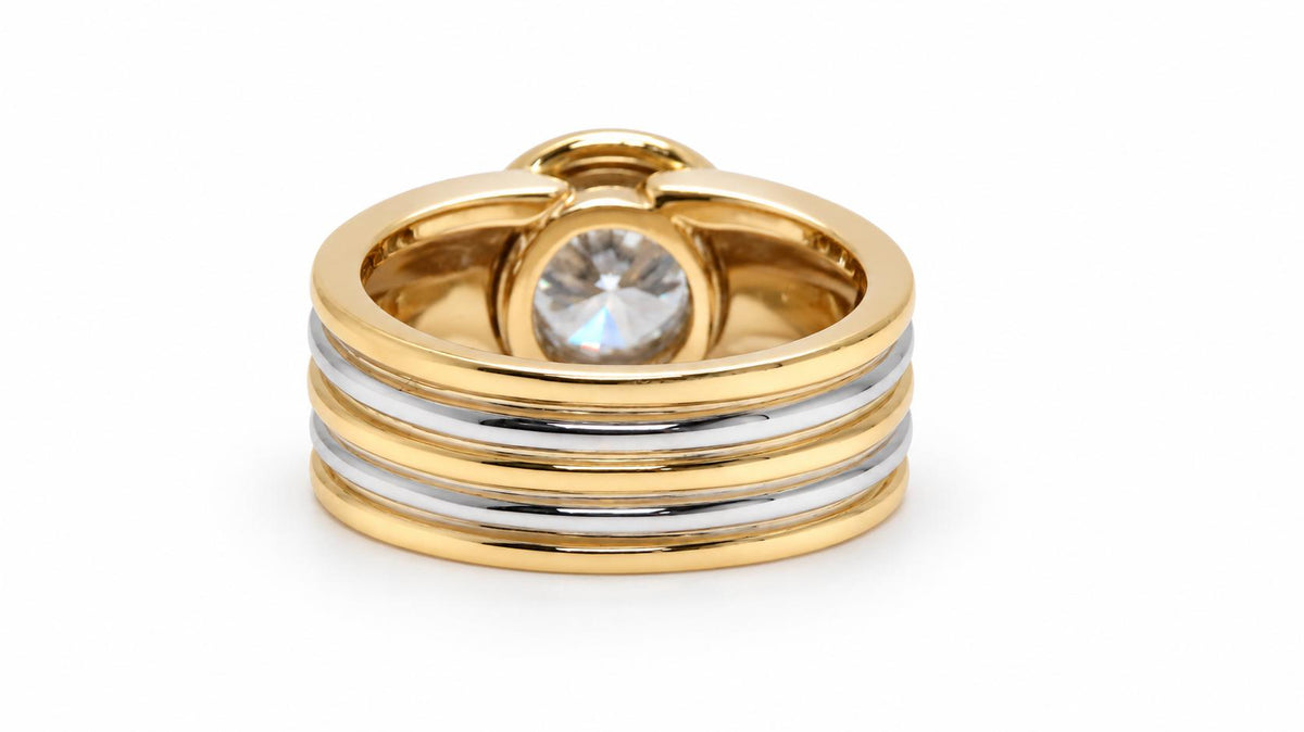 GIA Certified Natural 1.60CT Diamond Solitaire Ring 18KT Gold 95563