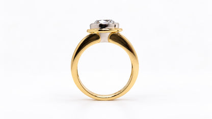 GIA Certified Natural 1.60CT Diamond Solitaire Ring 18KT Gold 95563