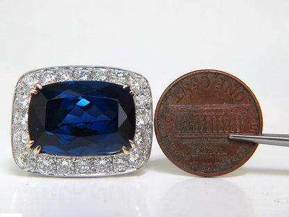 20.45ct GIA Certified Magnificent Natural Tanzanite Ring 18kt Gold 10038