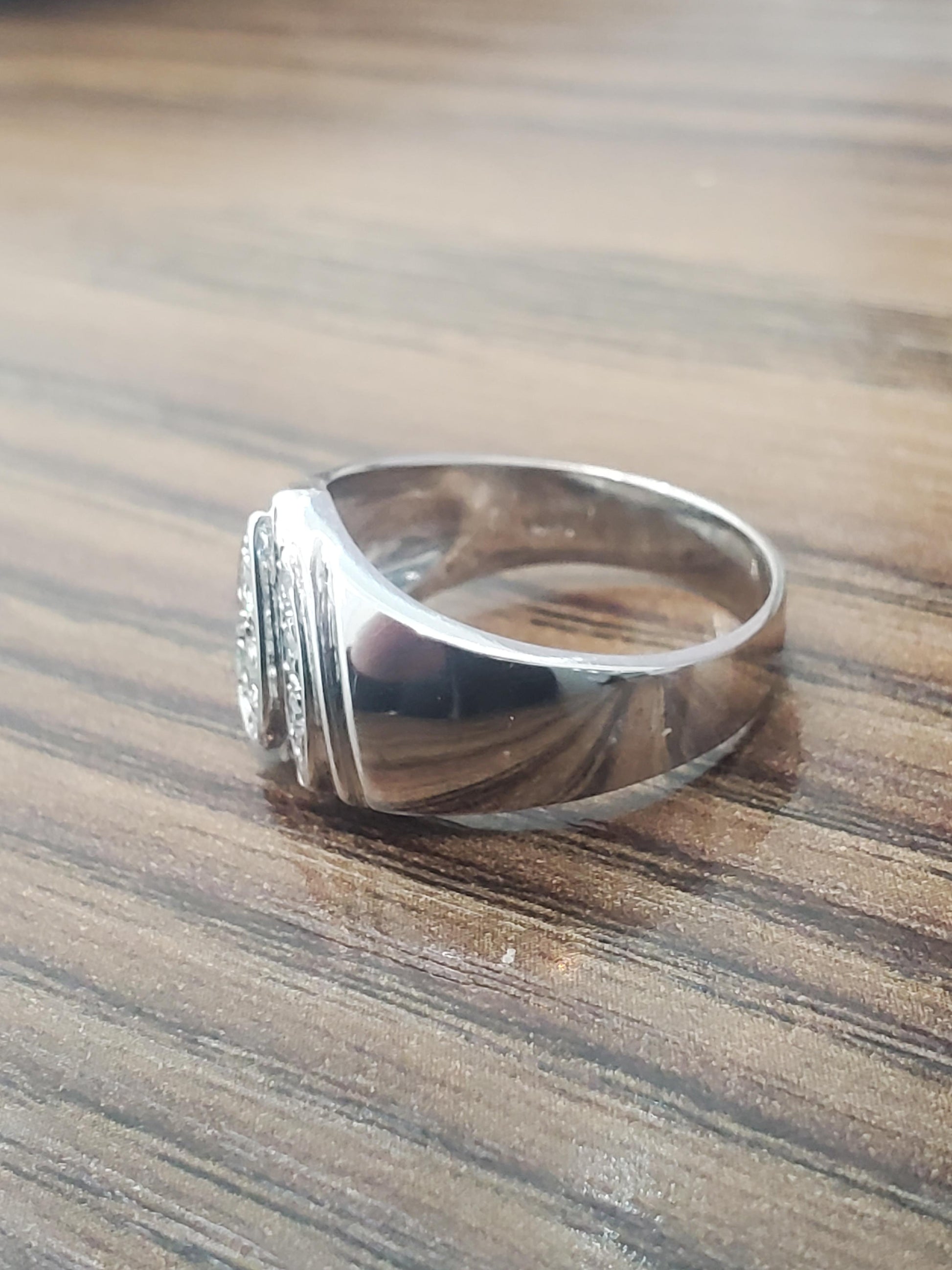 1.00 Natural Carat Diamond Cluster Ring 14 Karat H-Vs2 French Pave 42130