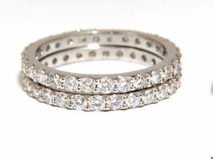 Stackable Ruby Diamonds eternity Ring 14kt Natural Stacking 7.42ct 10554**