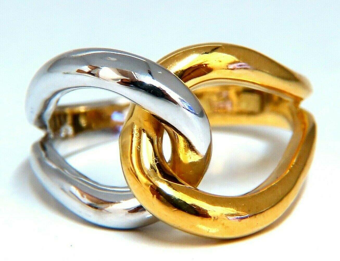 3D Knot Mod Trend Ring 18kt Gold 10947**