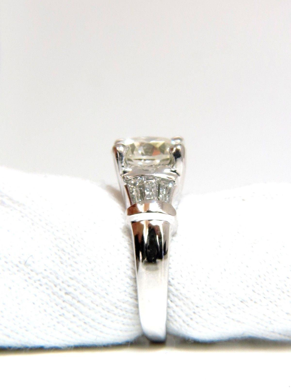 GIA Certified 3.01ct Natural Diamond Ring Classic Three Platinum 10050