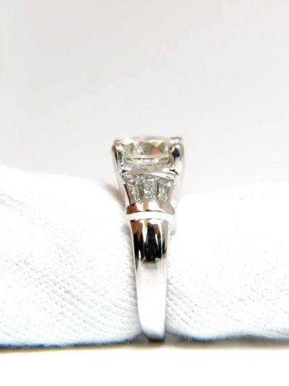 GIA Certified 3.01ct Natural Diamond Ring Classic Three Platinum 10050