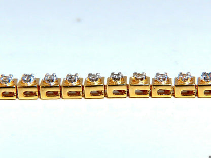 1.04ct Round Diamonds Vintage Retro Style Bracelet 14kt 11008**