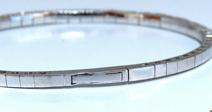 2.90ct Natural Round Diamonds Flexible Tennis Bangle Bracelet 14 Karat 48147 *v