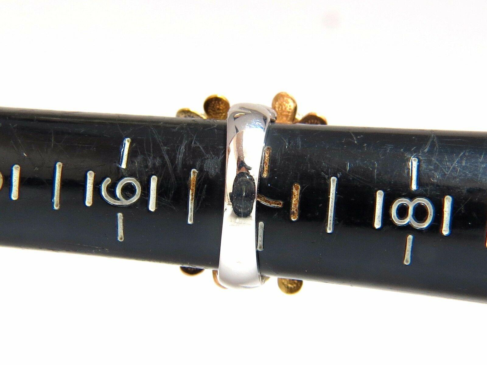 .86ct Natural Diamonds Floating Flower Petals Ring 18kt Cocktail Bundle 11186**