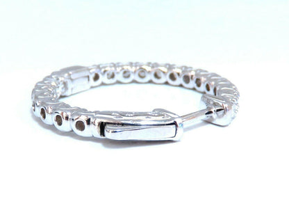 1.62ct Natural Round Diamond hoop earrings 14kt 25mm 11583**