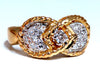 .20ct Natural Round Diamond Ring 14kt Bow Deco