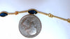 13.30ct. Natural Sapphires Yard Diamond Necklace 14Kt Marquise