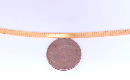 HerringBone 14kt Gold 3.8mm