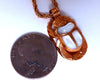 Egyptian Mother of Pearl Specimen Beetle Mother of Pearl Pendant 18kt Necklace