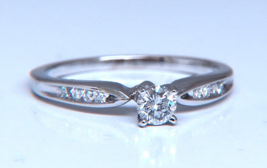Traditional Natural Diamond Engagement ring .24ct 14kt Gold