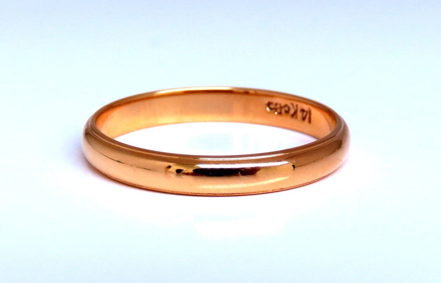 3.2mm Classic Band 14kt Gold 10.5