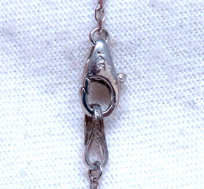 1.75ct Open Heart Natural diamonds necklace 14 karat G/VS