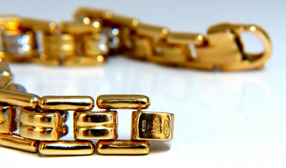 .80ct Natural Masculine Mod Durable Hinged Bracelet 14 Karat *v