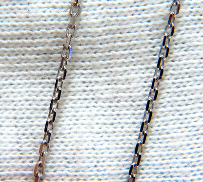 Heart Natural diamonds necklace 14kt g/vs 17 inch common prong *v