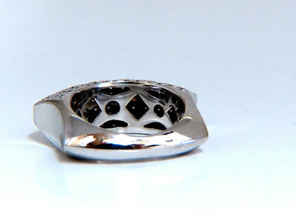 1.84ct natural fancy orange brown Arch dome mod edge deco ring 18kt *v