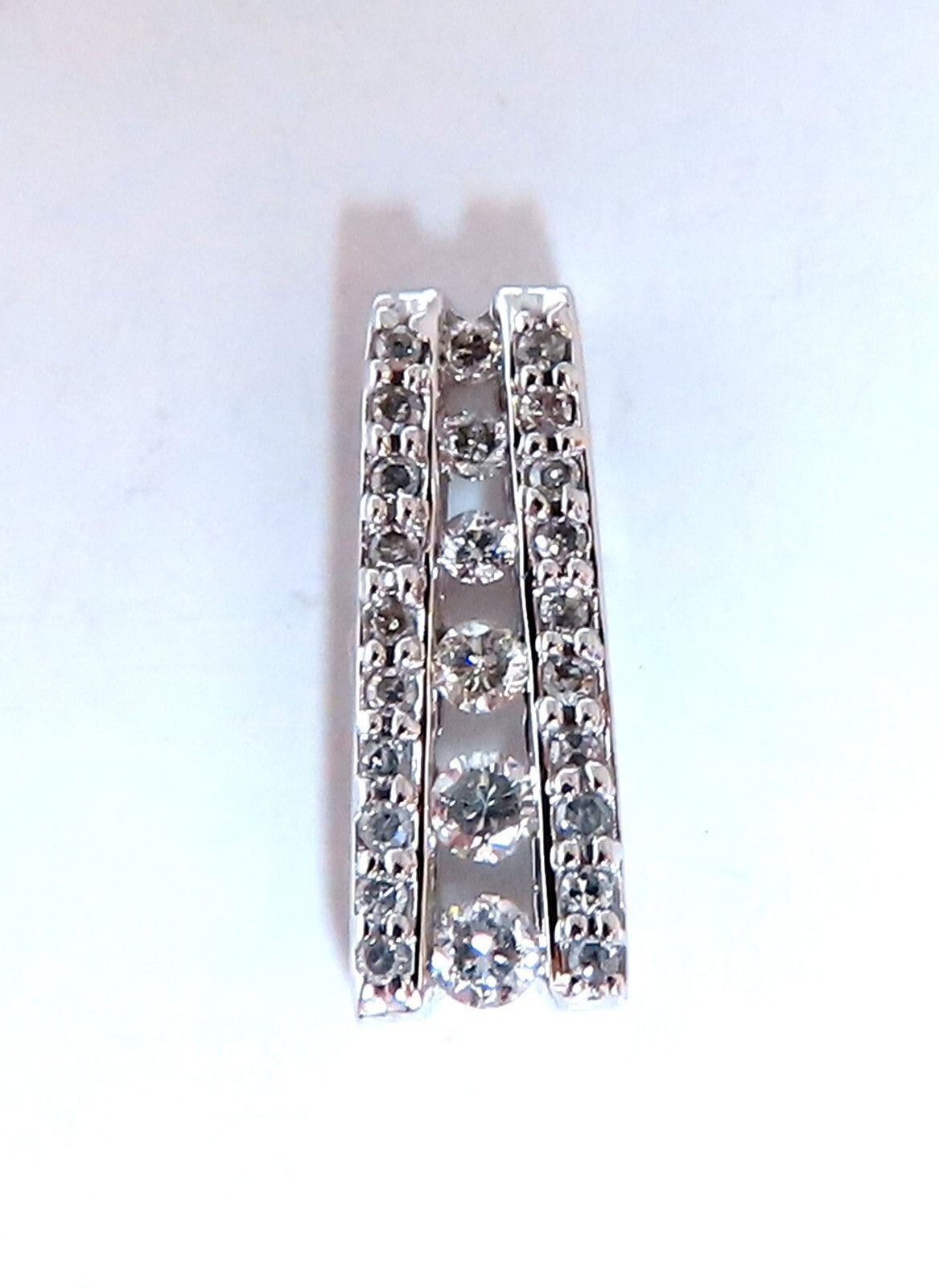 .40ct natural round diamonds zen mid pendant 14kt gold *v