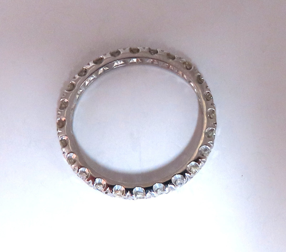 .50ct Natural Round Diamonds Ring Sharing Prong 14kt *v