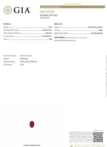 GIA Certified 3.77ct Natural Heat Ruby Diamond Cluster Earrings 14kt *v
