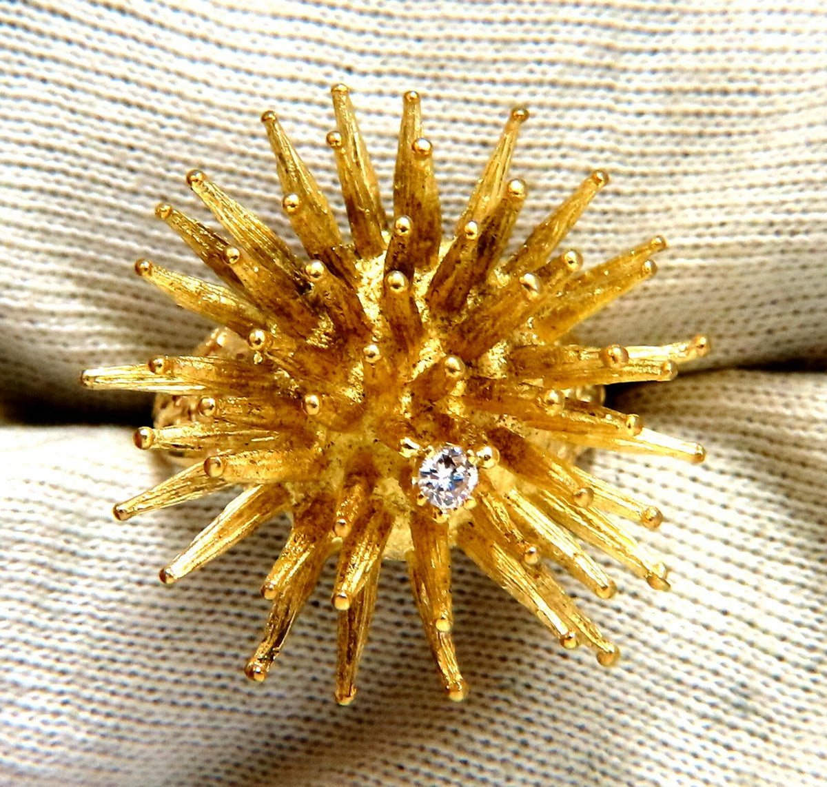 Starburst 3D Diamond Ring Tactical Command Deco Flash 18kt *v