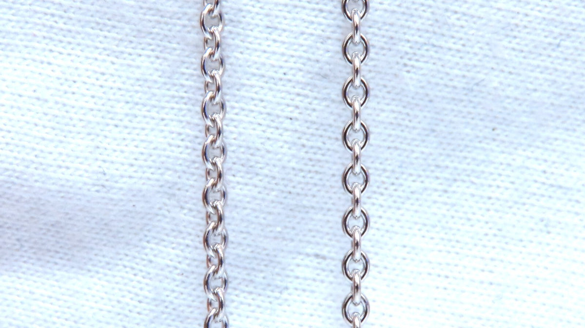 .52ct Bead Set Heart Natural diamonds necklace 14 karat *v