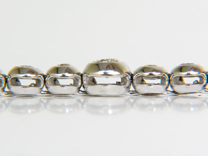 3.65CT NATURAL DIAMONDS TENNIS BRACELET 14KT FLUSH *v