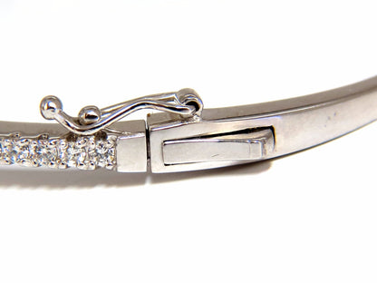 GIA Certified 1.84ct marquise diamond cluster halo bangle bracelet 14kt *v