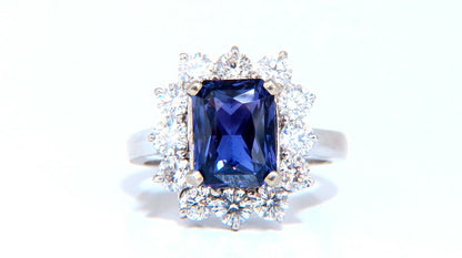 GIA Certified 5.03ct Natural No Heat Color change Purple Violet Sapphire Ring *v