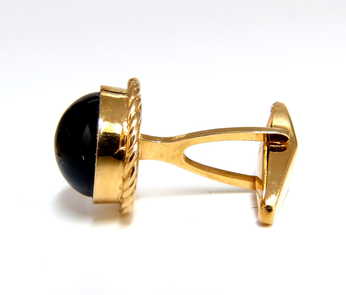 30ct Synthetic Sapphire Cufflinks 14kt *v