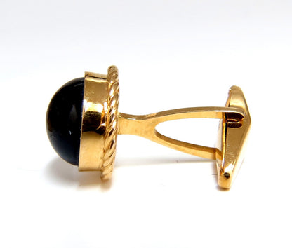 30ct Synthetic Sapphire Cufflinks 14kt *v