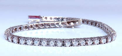 2.40ct natural round diamonds bracelet 14kt gold 12467 *v