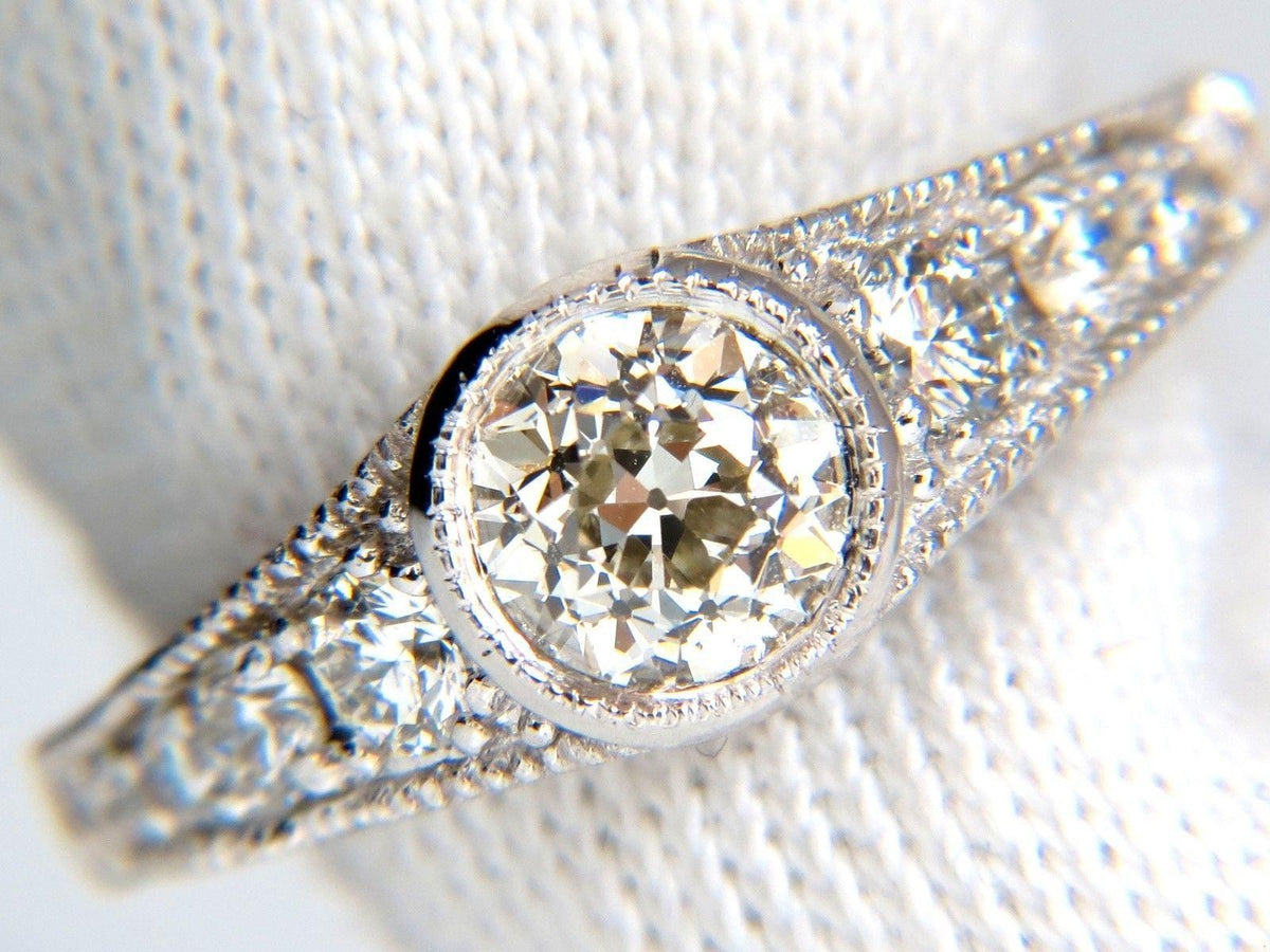 .95ct Gypsy Set Natural Diamonds Ring 14kt. 10025 *v