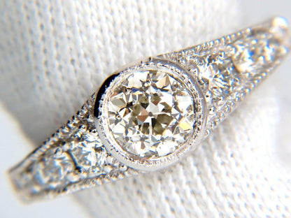 .95ct Gypsy Set Natural Diamonds Ring 14kt. 10025 *v