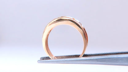 .70ct Natural Round Diamonds Accent Band Channel 14kt gold 12424 *v