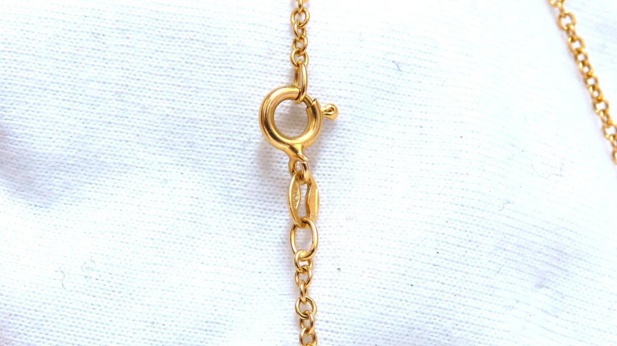 14kt gold cross diamond pendant 14kt 14 inch *v